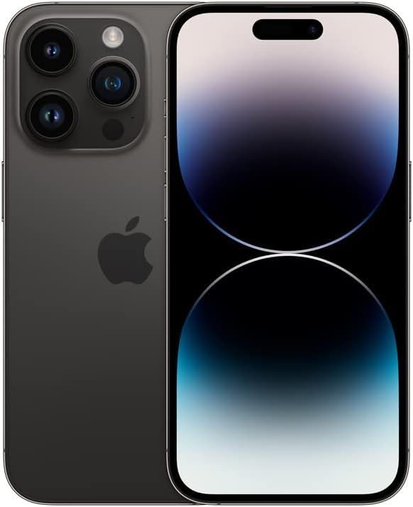 Apple iPhone 14 Pro, 256GB, Space Black – Unlocked (Renewed)