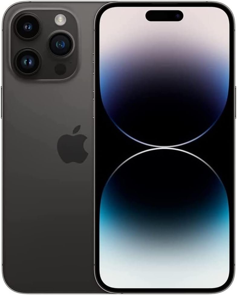 Apple iPhone 14 Pro Max, 128GB, Space Black – Unlocked (Renewed)