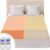 Bwarm Premium Multi-Zone Electric Heated Mattress Pad Queen Size, 60″ x 80″, Dual Controllers, 9 Heat Settings, 1-12 Hours Auto Off, Individual Body and Feet Settings, Machine Washable