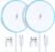 Magnetic Wireless Charger 15W 2 Pack Fast Mag Safe Charger for iPhone 17 Pro Max/17 Pro/16 Air/17/16/15/14/13/12 Series Charging Pad for AirPods Series LED Magnet Charging Pad