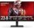 KOORUI 24 Inch Gaming Monitor 144Hz Full HD 1920 x 1080p IPS Ultra-Slim Display with HDMI VGA, Adaptive Sync, 99% SRGB, VESA 100x100mm, Eye Care, Tilt, Black, E2411K