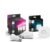 Philips Hue Smart Lighting Bundle: 3-Pack A19 LED Smart Light Bulbs (White and Color Ambiance) with Philips Hue Bridge — Control with Hue App, Compatible with Alexa, Google Assistant, Apple Homekit